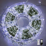 LED Firework String Lights | Remote Control Included | 30–75 m | 900–2000 LEDs | IP65 Waterproof | Perfect for Christmas, Halloween & Parties