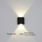 Contemporary LED Wall Light for Indoor and Outdoor Use