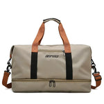 Fitness Travel Bag | Large Capacity | Wet-Dry Separation | Hand & Shoulder Bag for Women