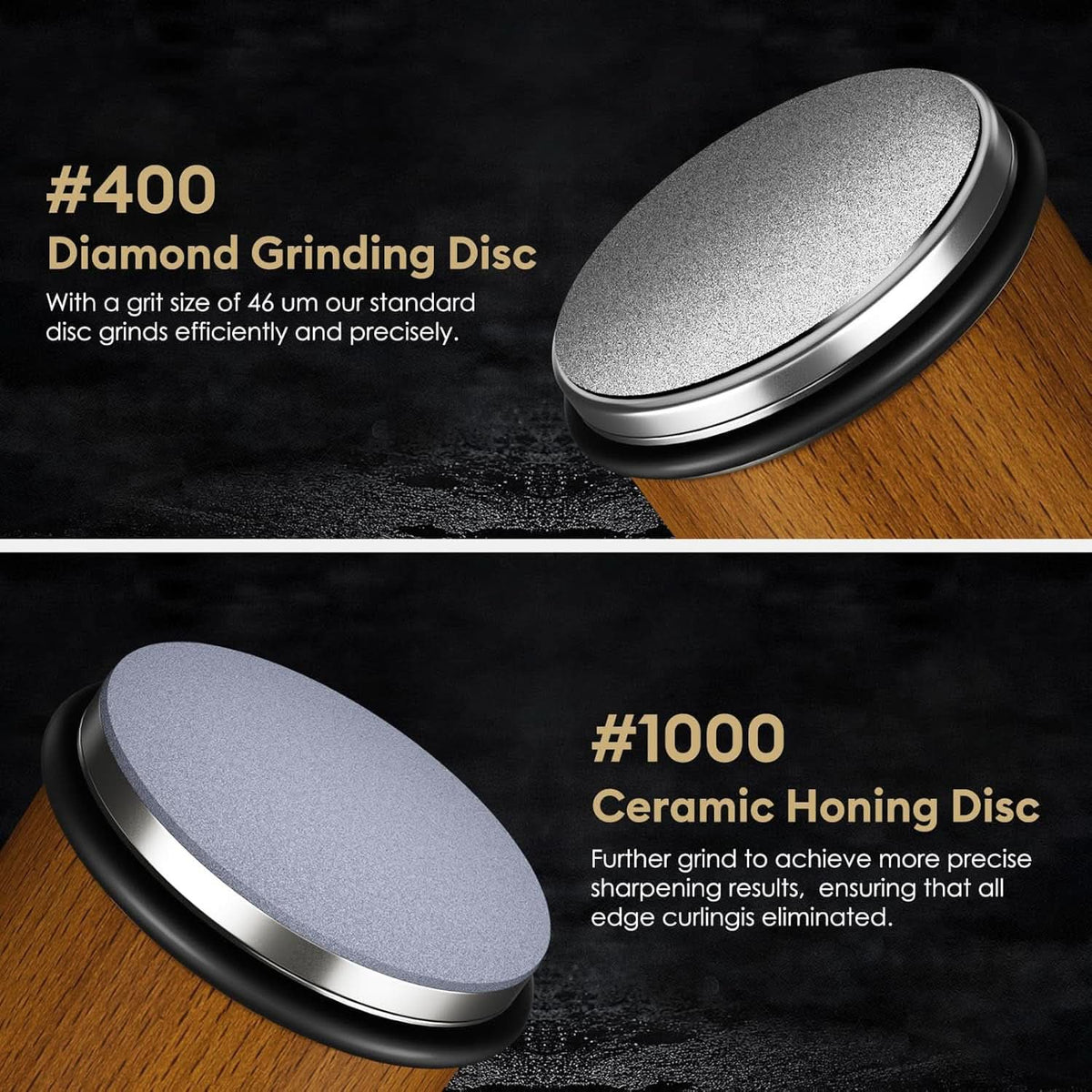 Professional Knife Sharpener with Diamond Roller
