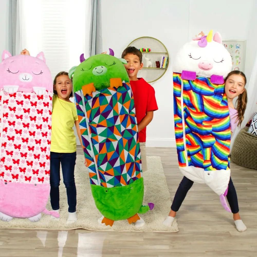 2-in-1 Plush Toy Sleeping Bag for Kids