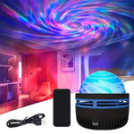 Northern Lights Projector | Music Sync & Remote Control | RGB Mood Light | USB Rechargeable | 7.8×7.8×8.7 cm