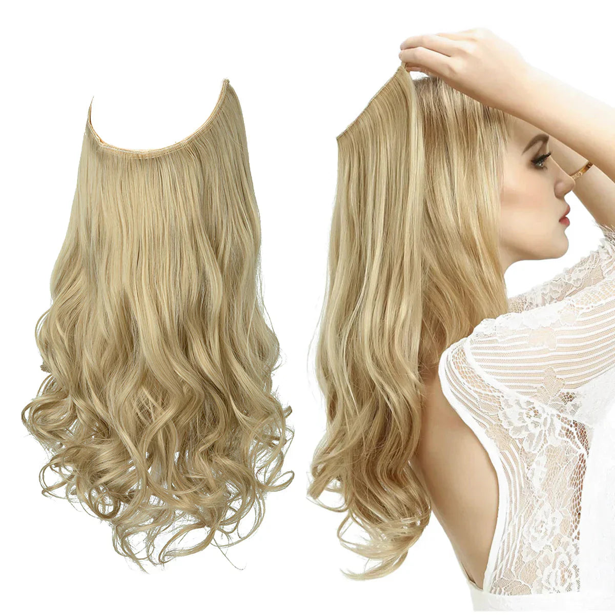 Real Hair Extensions | Natural Wave Volume | Blonde