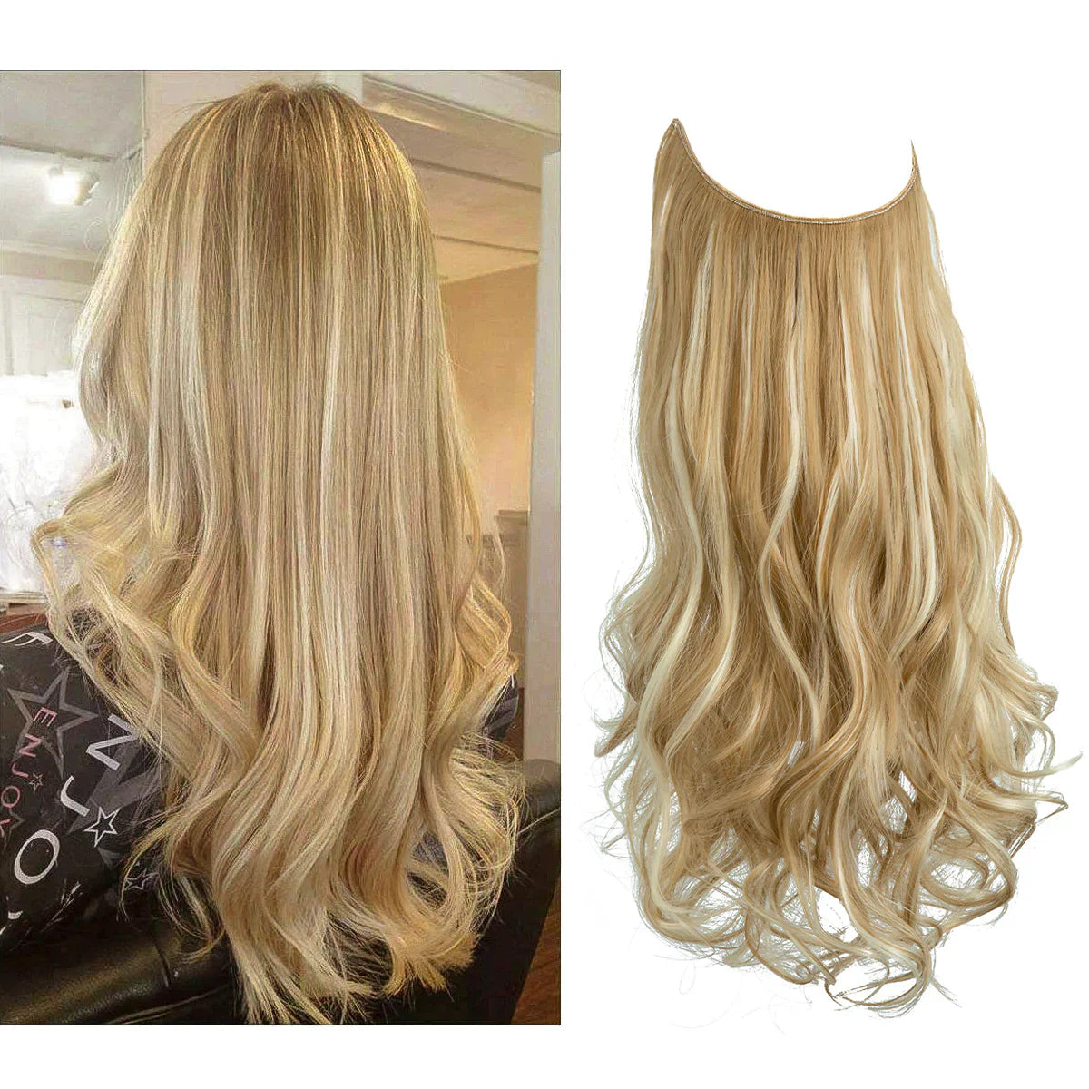 Real Hair Extensions | Natural Wave Volume | Blonde