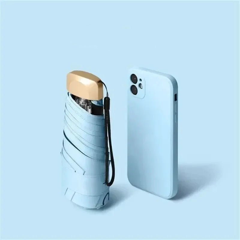 Ultra-Compact Mini Umbrella with UV and Rain Protection