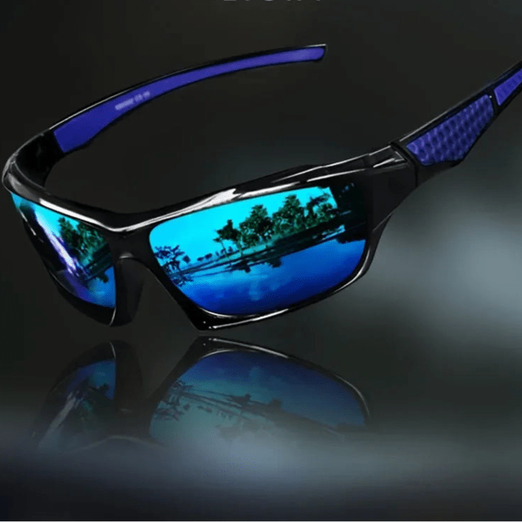 Round Polarized Sunglasses with UV400 Eye Protection