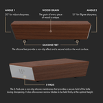 Professional Knife Sharpener with Diamond Roller