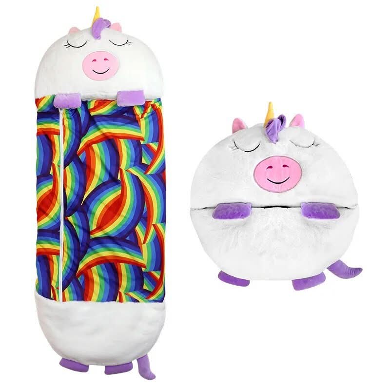 2-in-1 Plush Toy Sleeping Bag for Kids