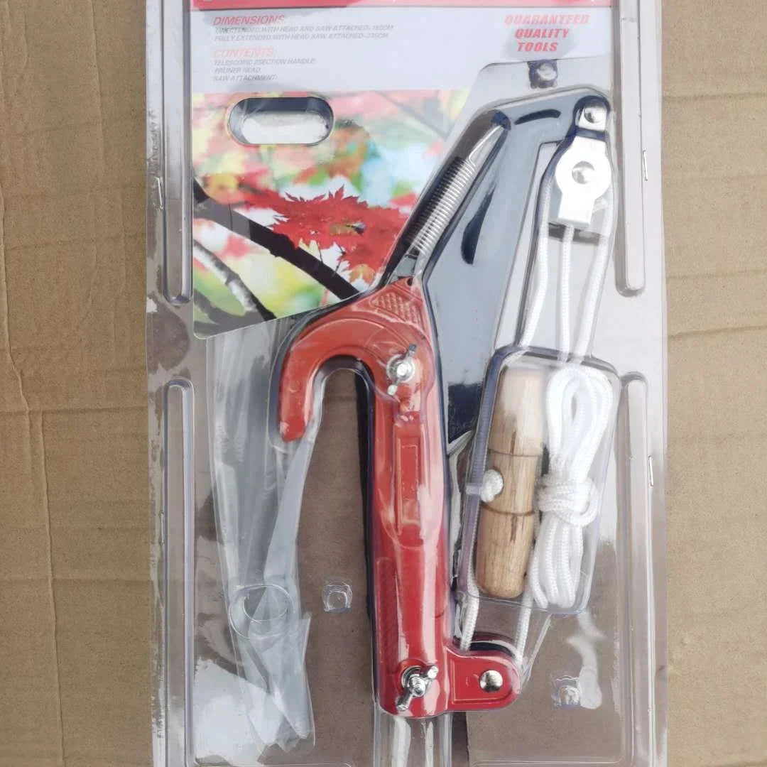 Telescopic Pole Pruner | Tree Shears with Rope System | SK5 Steel Blade | Ideal for Fruit Trees & High Branches