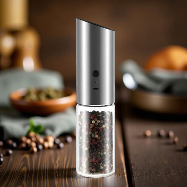 Electric Stainless Steel Salt and Pepper Grinder Kitchen Tool