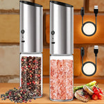 Electric Stainless Steel Salt and Pepper Grinder Kitchen Tool
