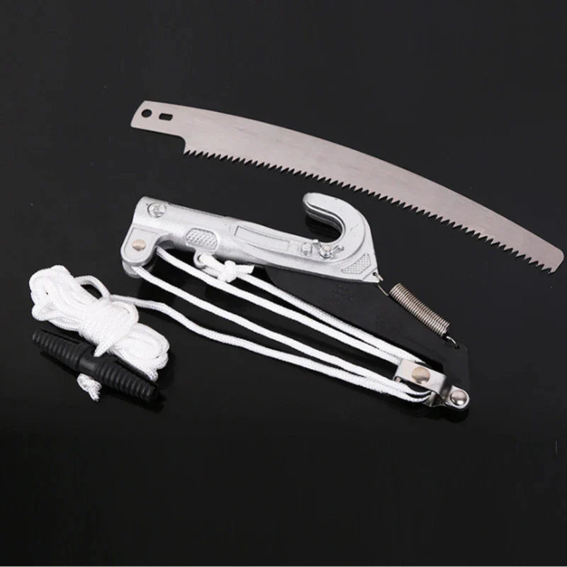 Telescopic Pole Pruner | Tree Shears with Rope System | SK5 Steel Blade | Ideal for Fruit Trees & High Branches