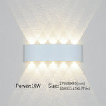 Contemporary LED Wall Light for Indoor and Outdoor Use