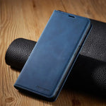 Magnetic Leather Wallet Case: Stylish Protection for Your Device