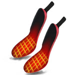 Rechargeable Heated Insoles with Remote Control | 3 Heat Levels | Customizable Electric Foot Warmers for Winter & Outdoor Use