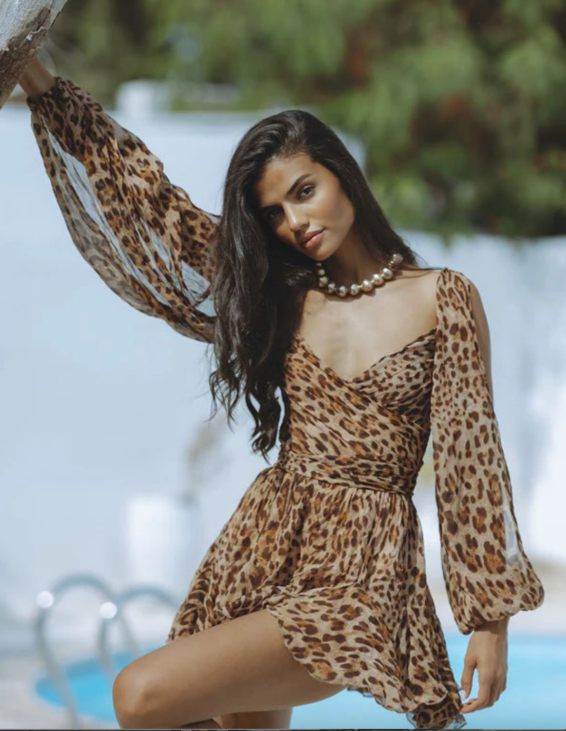 Mini Dress with Integrated Skirt | 50% OFF