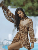Mini Dress with Integrated Skirt | 50% OFF