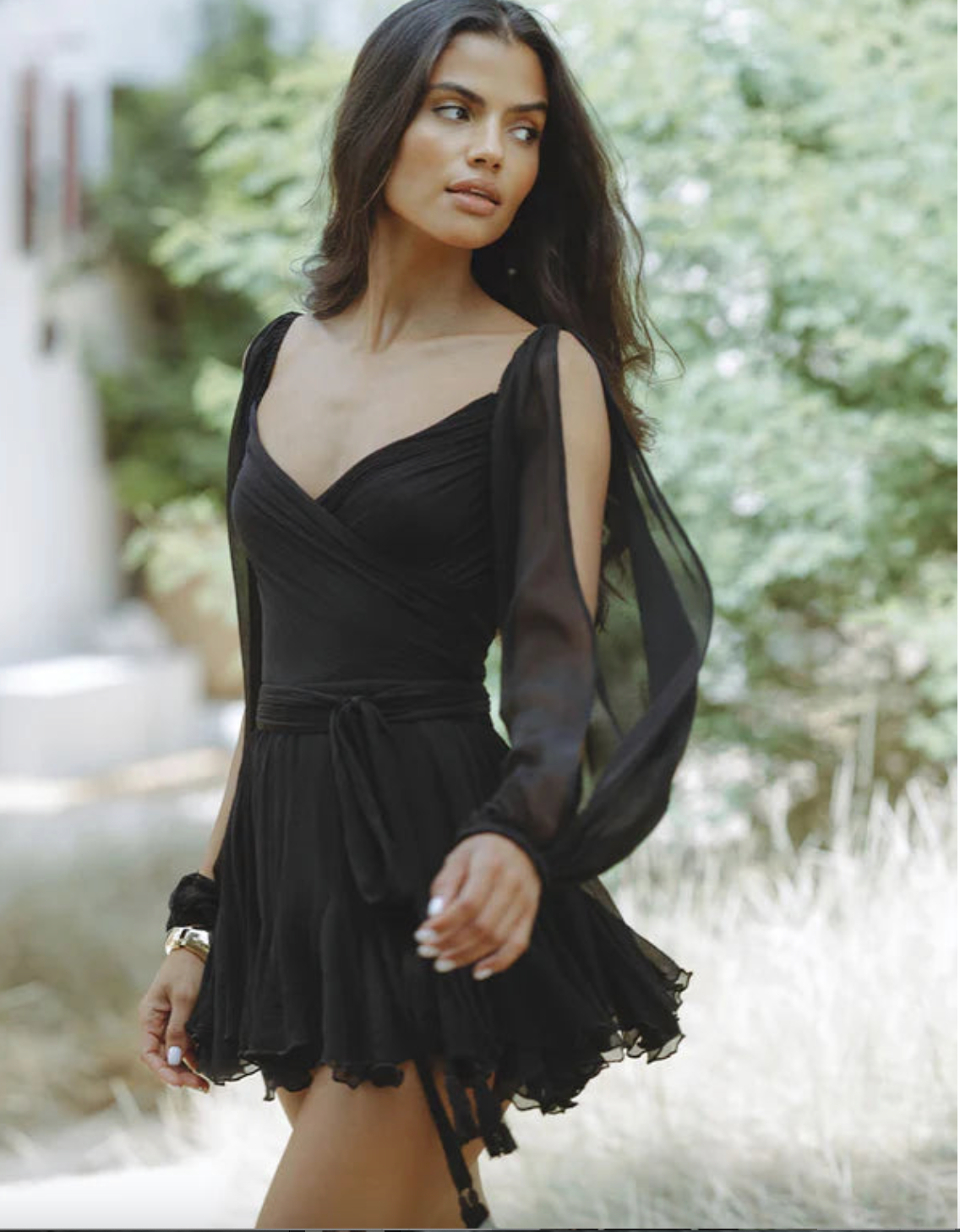 Mini Dress with Integrated Skirt | 50% OFF