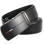 Stylish Luxury Men's Belt with Automatic Buckle