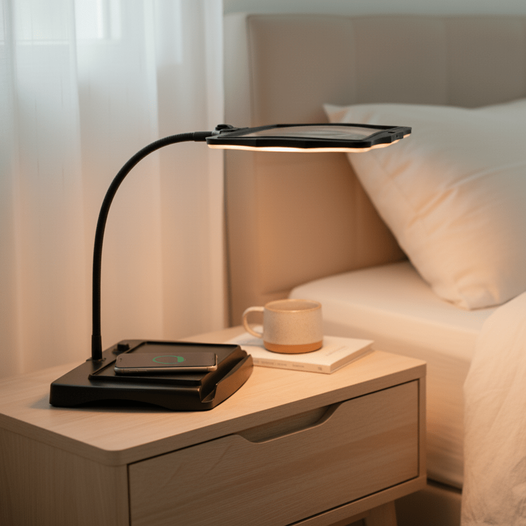 Table Magnifier with LED for Precise Work and Clear Details