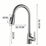 Elegant Kitchen Faucet with Pull-Out Function and 360° Rotation