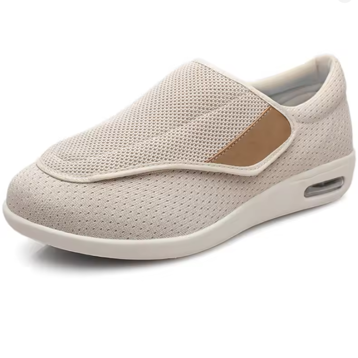 Diabetic Shoes with Memory Foam and Zero-Drop Design