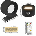 Wireless Nordic Wall Light with Remote Control