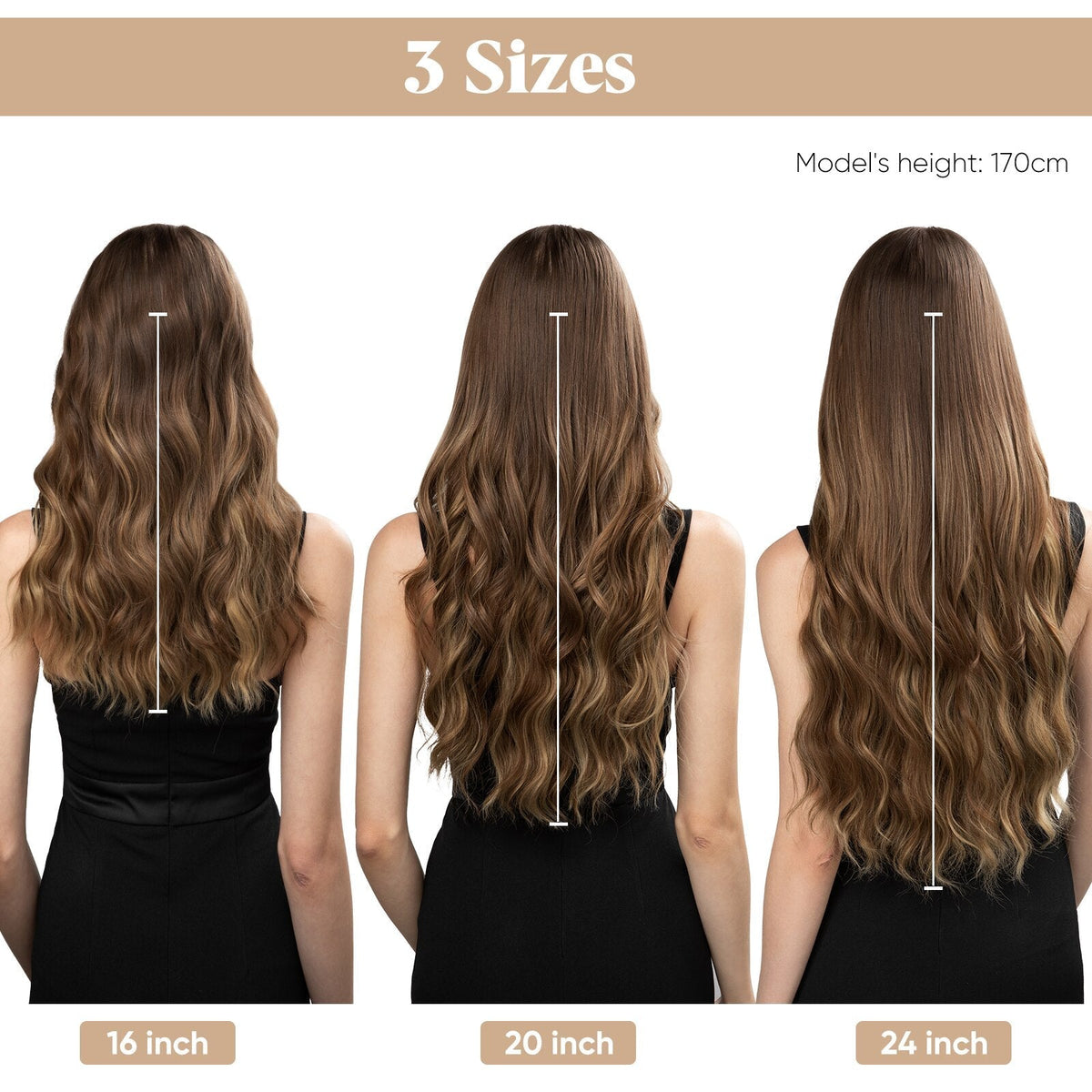 Heat-Resistant Synthetic Fiber Hair Extensions | Invisible Extensions for Enhanced Length and Volume