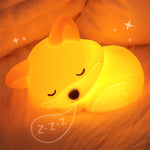 Silicone Night Light | Rechargeable, Dimmable & Timer Function | Adorable Gift Idea for Kids & Adults