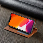 Leather Wallet Case for iPhone | Magnetic Card Holder Feature | Available in Multiple Colors