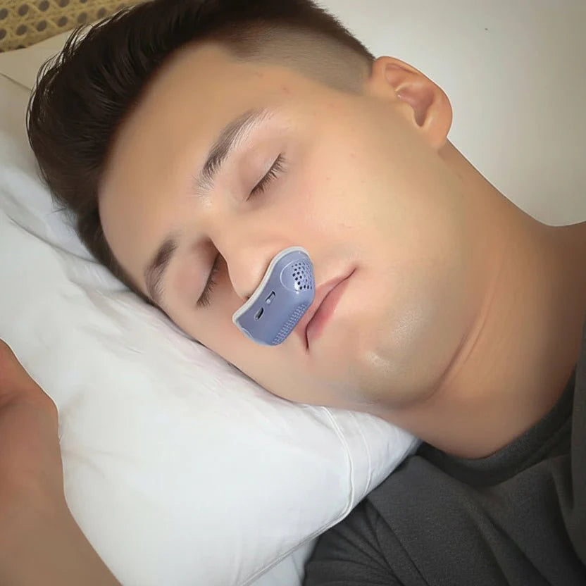 Compact CPAP Device for Snoring and Sleep Apnea
