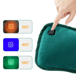 Portable Graphene Heating Pad | USB Rechargeable | 3 Temperature Levels | Ergonomic Hand & Belly Warmer | Features Intelligent Auto Shut-Off
