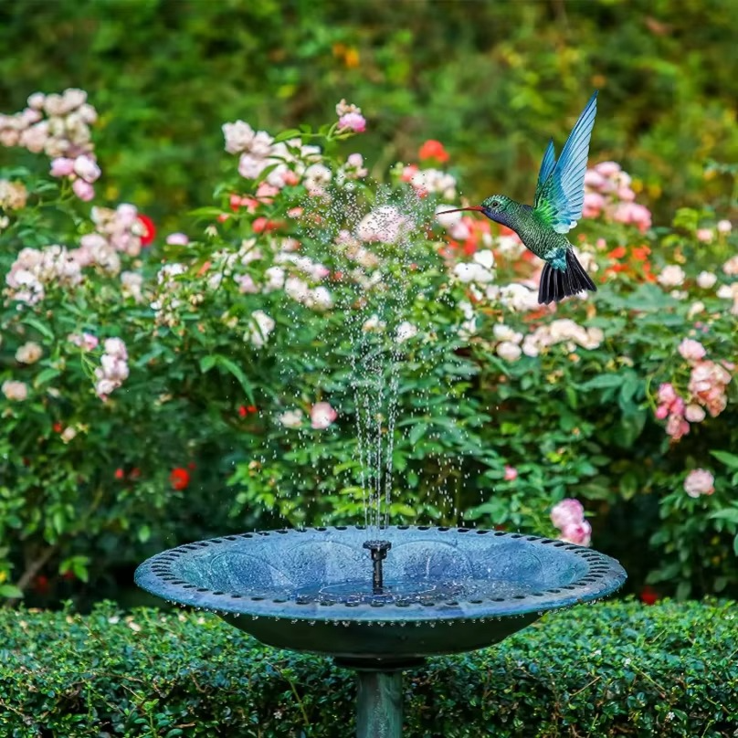 Floating Solar Fountain – No Electricity Required & Waterproof