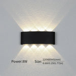 Contemporary LED Wall Light for Indoor and Outdoor Use