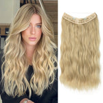 Heat-Resistant Synthetic Fiber Hair Extensions | Invisible Extensions for Enhanced Length and Volume