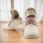 Thermal House Socks for Winter | Non-Slip Cozy Socks for Men & Women | Thickly Lined & Extra Warm | Soft Anti-Slip Bed Socks for Home & Holiday Season
