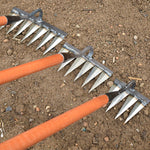 Garden Hoe Made of Carbon Steel – Sharp Tines for Weeding and Soil Loosening