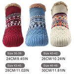 Thermal House Socks for Winter | Non-Slip Cozy Socks for Men & Women | Thickly Lined & Extra Warm | Soft Anti-Slip Bed Socks for Home & Holiday Season
