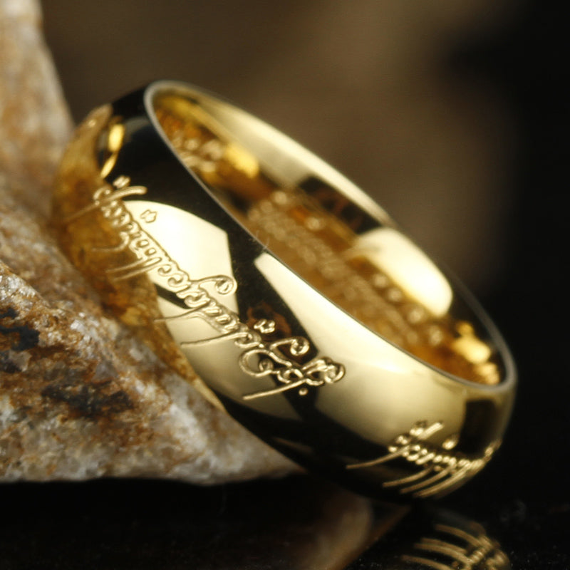 Glow Ring | Glowing Elvish Script | Available in Multiple Colors