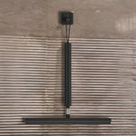 Telescopic Silicone and Stainless Steel Shower Squeegee Cleaning Tool