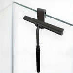 Telescopic Silicone and Stainless Steel Shower Squeegee Cleaning Tool