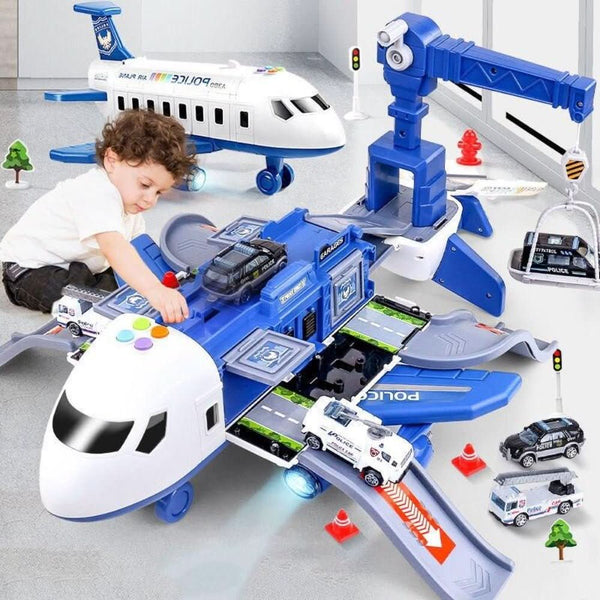 Adventure AirPlay Set with Airplane and Vehicles for Creative Kids