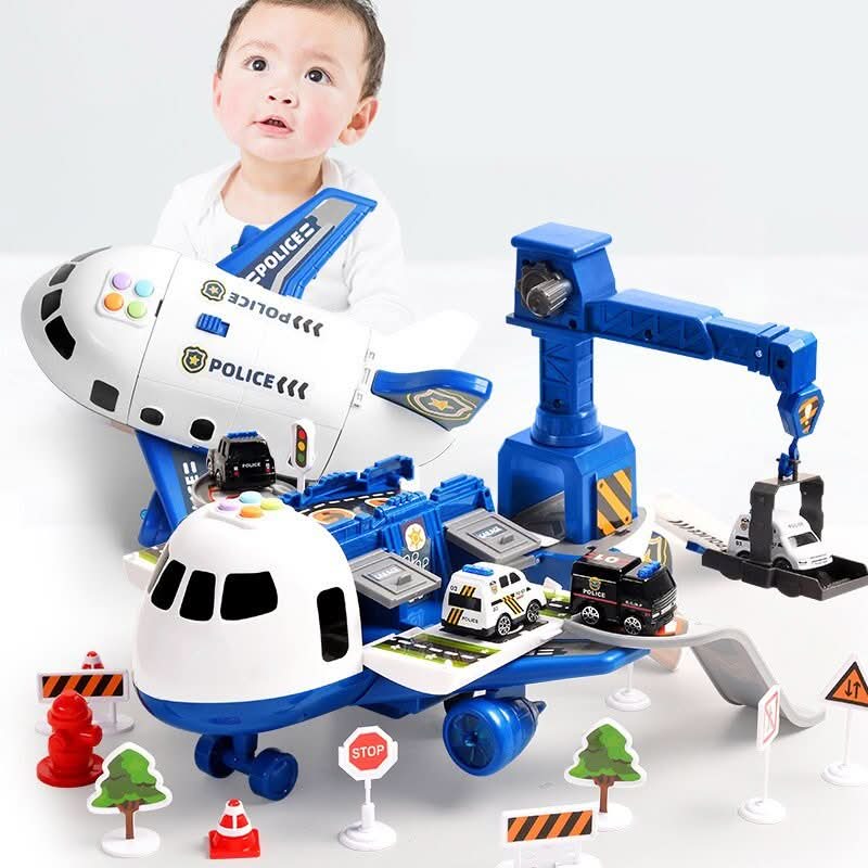Adventure AirPlay Set with Airplane and Vehicles for Creative Kids