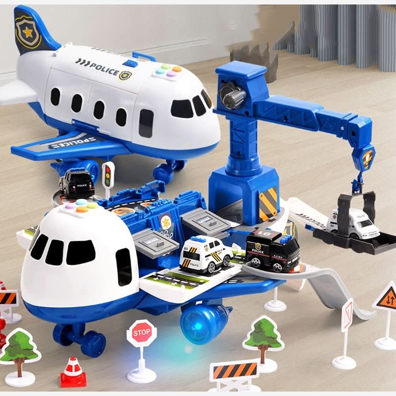Adventure AirPlay Set with Airplane and Vehicles for Creative Kids