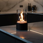 Smoke-Free Table Fireplace for Stylish Indoor & Outdoor Use