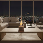 Smoke-Free Table Fireplace for Stylish Indoor & Outdoor Use