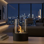 Smoke-Free Table Fireplace for Stylish Indoor & Outdoor Use