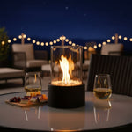 Smoke-Free Table Fireplace for Stylish Indoor & Outdoor Use