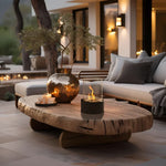 Smoke-Free Table Fireplace for Stylish Indoor & Outdoor Use