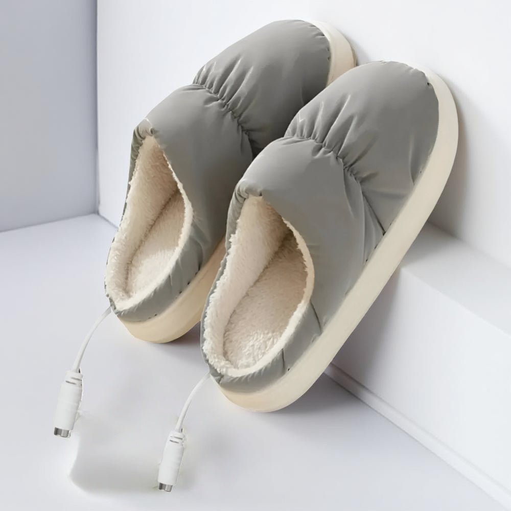 Heated Indoor Slippers for Cozy Foot Warmth